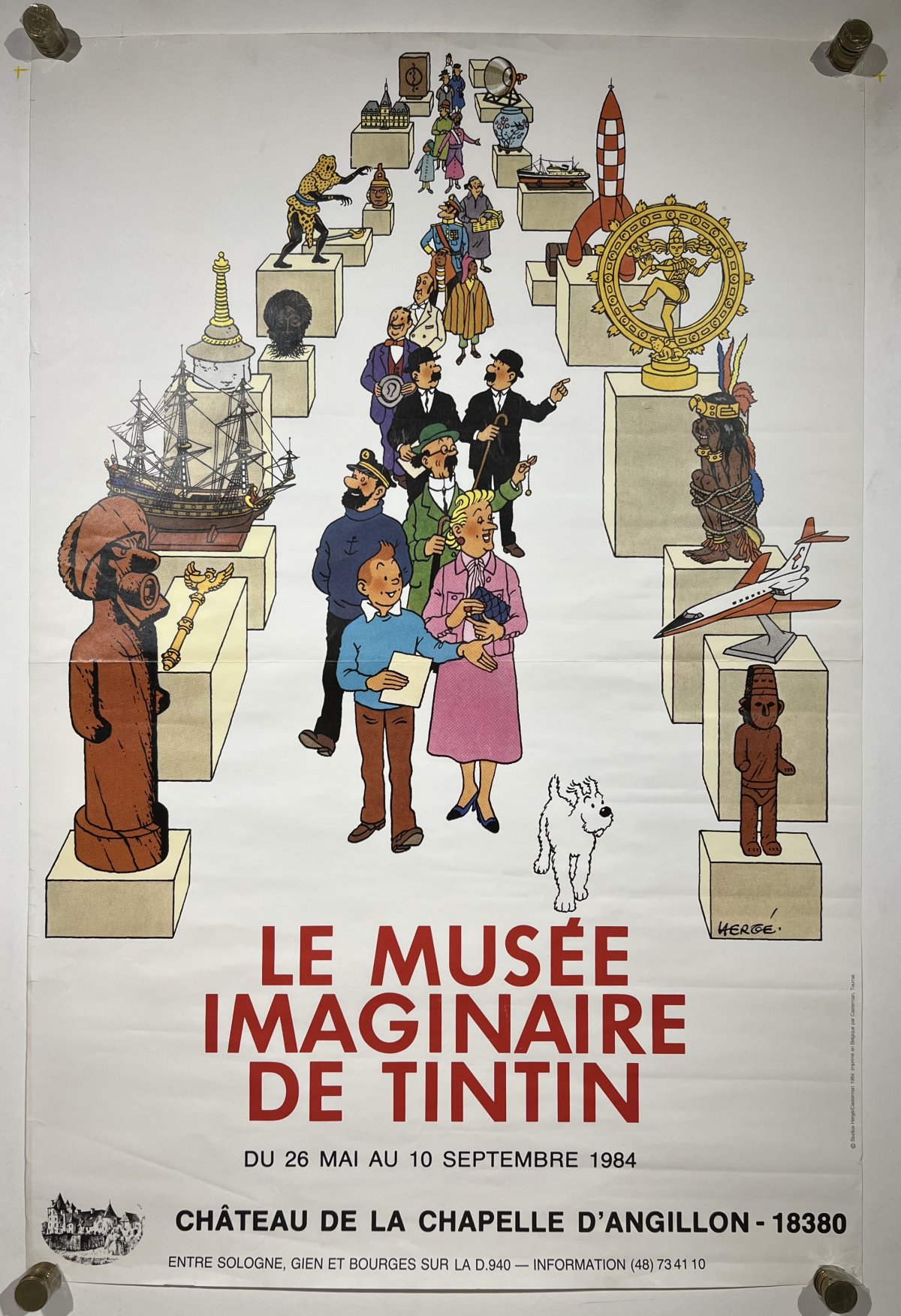 Le Mus E Imaginaire De Tintin Retro Vintage Tintin Butik Dk