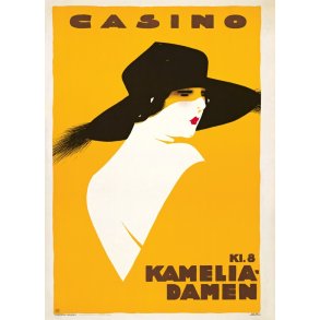 Retro Vintage Plakat - Kameliadamen, Sven Brasch