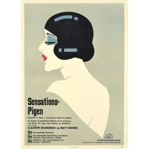 Retro Vintage Plakat - Sensationspigen, Sven Brasch
