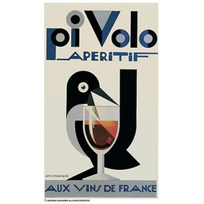 Retro Vintage Plakat - Pivolo Aperitif, Cassandre 