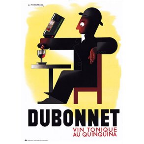 Retro Vintage Plakat - Dubonnet, Cassandre