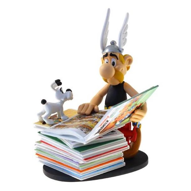 Asterix Figur med en stor stak bger