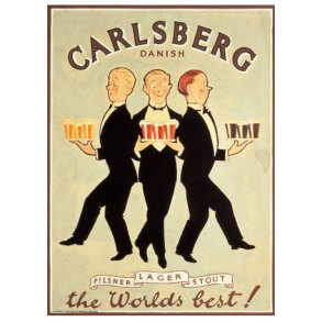 Carlsberg, The worlds best - 50x70cm
