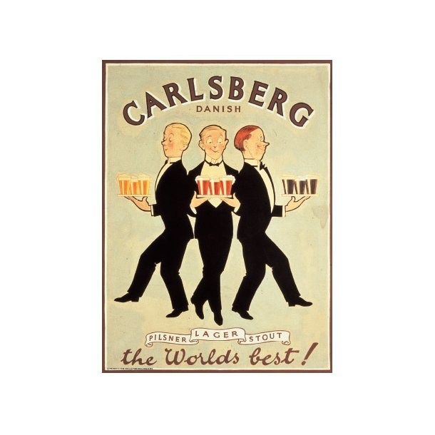 Carlsberg, The worlds best - 50x70cm