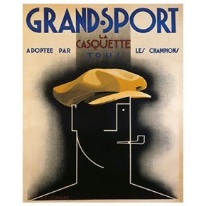 Retro Vintage Plakat - Grand Sport La Casquette, Cassandre