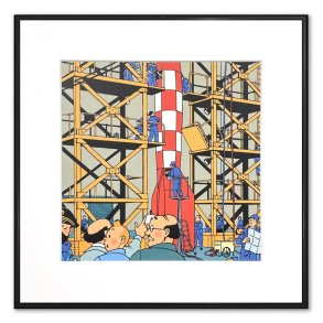 Tintin Billede - Raket X-FLR 6 