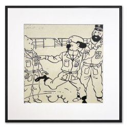 Tintin Billede - Tintin, Haddock Og Tournesol S/H