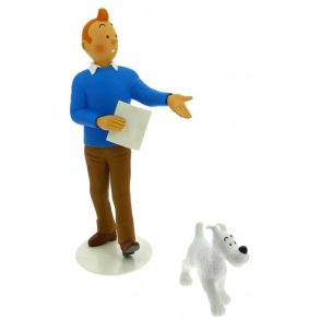 Tintin Og Terry - Resin Figur