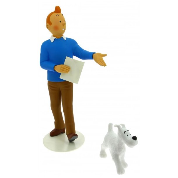 Ørken sigte Thorns Tintin og Terry figur - Fra Det Imaginære museum plakat