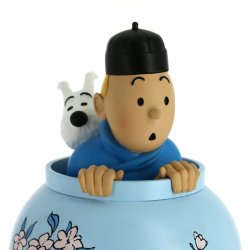 Tintin &amp; Terry i Vasen - Resin Figur