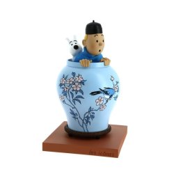 Tintin &amp; Terry i Vasen - Resin Figur