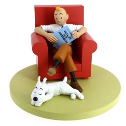 Tintin &amp; Terry Hjemme! - Resin Figur