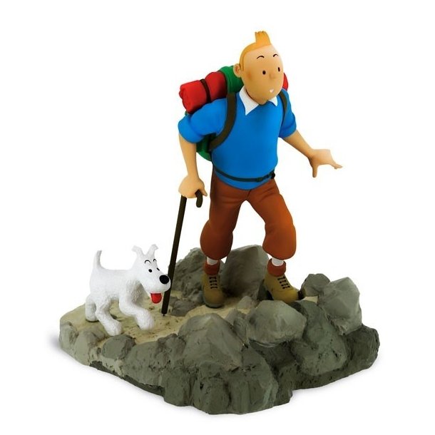 Tintin Figur - Tintin &amp; Terry P Bjergvandring