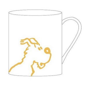 Tintin krus - Terry orange streg