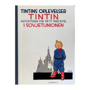 Nr. 0 Tintin i Sovjet sort/hvid (Hardcover)