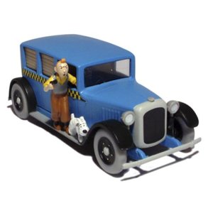 Model bil #4 Checker Taxi - Bl boks