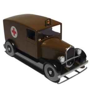 Model bil #51 Ambulance - Bl boks