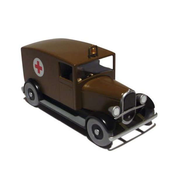 Model bil #51 Ambulance - Bl boks