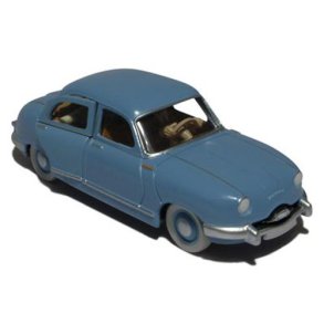 Model bil #55 Panhard Dyna Z Taxi - Bl boks