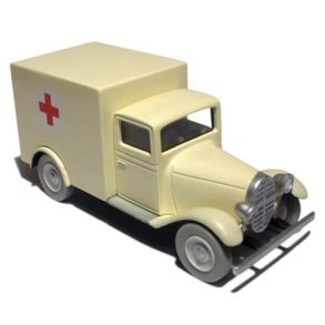 Model bil #56 Ambulance - Bl boks