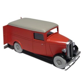 Model bil #65 Rd flyttebil - Bl boks