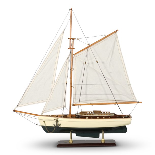 Modelb�d - 1930 Classic Yacht - Vintage Sejlyacht - Lille