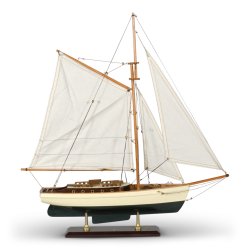 Modelb�d - 1930 Classic Yacht - Vintage Sejlyacht - Lille