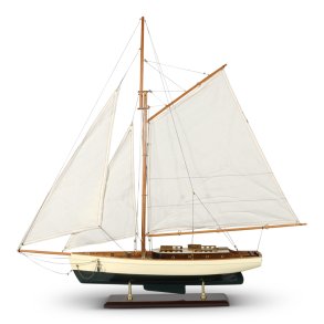 Modelb�d - 1930 Classic Yacht - Vintage Sejlyacht - Stor