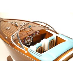 Modelb�d - Riva Aquarama (Hvid/Turkisbl�)