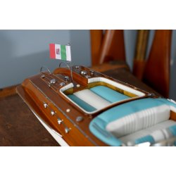 Modelb�d - Riva Aquarama (Hvid/Turkisbl�)