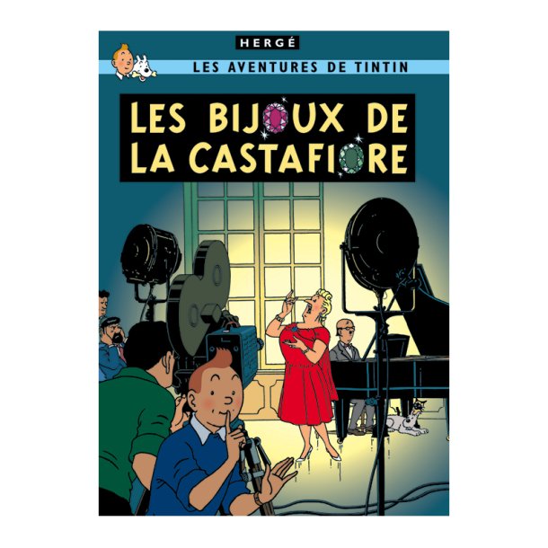 Tintin Postkort - Castafiores Juveler