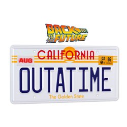 Back to the Future: OUTATIME Nummerplade Replika