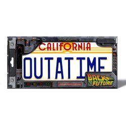 Back to the Future: OUTATIME Nummerplade Replika