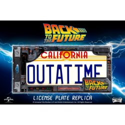 Back to the Future: OUTATIME Nummerplade Replika