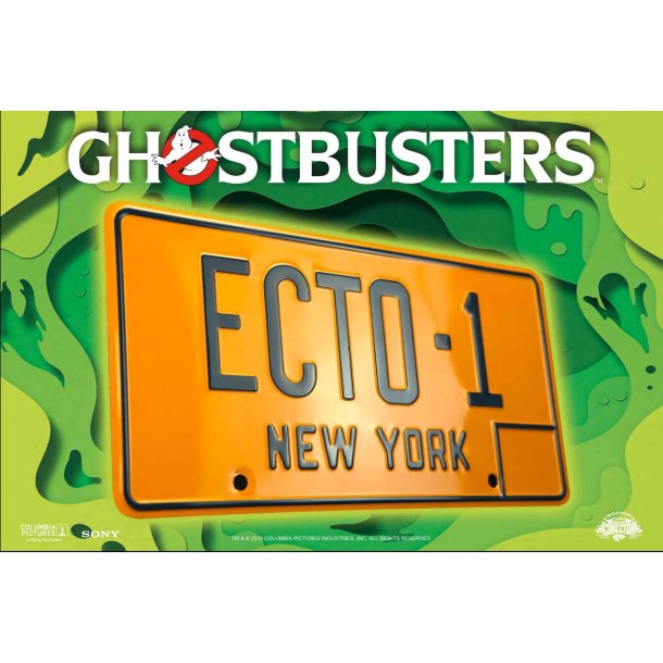 Ghostbusters: ECTO-1 Nummerplade Replika