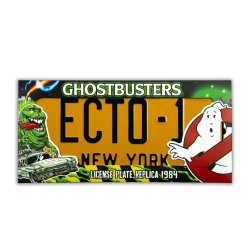 Ghostbusters: ECTO-1 Nummerplade Replika
