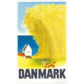 Retro Vintage Plakat - Danmark, Aage Rasmussen