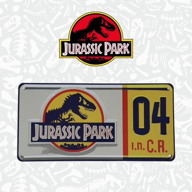 Jurassic Park Replica 1/1 License Plate