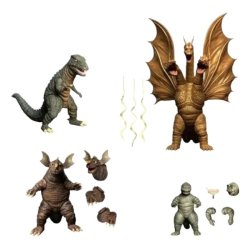 Godzilla Destroy All Monsters 4 Figure Box St