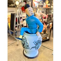 Tintin Figur - Tintin P� Vej Ud Af Vasen (2007)