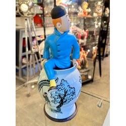 Tintin Figur - Tintin P� Vej Ud Af Vasen (2007)