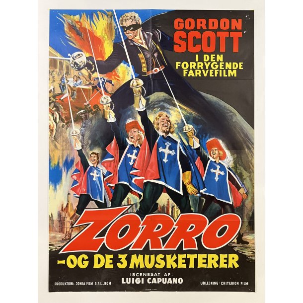 Zorro Og De 3 Musketerer