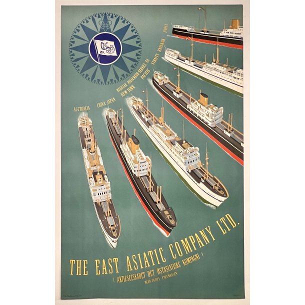 Original K Plakat - The East Asiatic Company LTD.