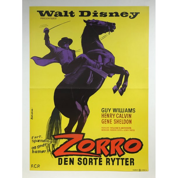 Zorro Den Sorte Rytter