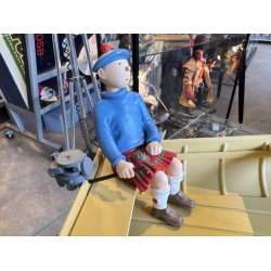 Tintin Figur - Tintin &amp; Terry I Rob�d KI5, Den Sorte � (2000)