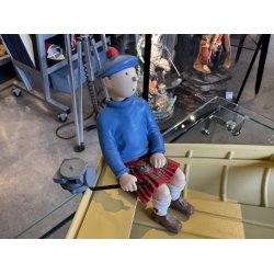 Tintin Figur - Tintin &amp; Terry I Rob�d KI5, Den Sorte � (2000)
