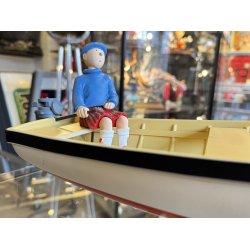 Tintin Figur - Tintin &amp; Terry I Rob�d KI5, Den Sorte � (2000)
