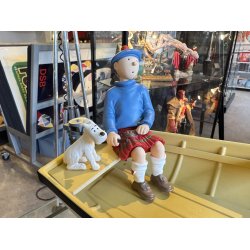Tintin Figur - Tintin &amp; Terry I Rob�d KI5, Den Sorte � (2000)