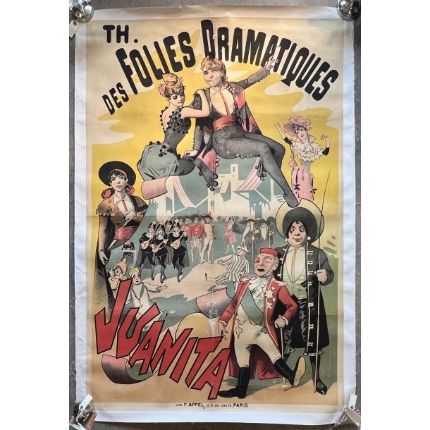 Original Plakat - Des Folies Dramatiques