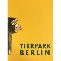 Original Vintage Plakat - Tierpark Berlin, Aber 1970
